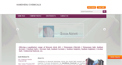 Desktop Screenshot of kamdhenuchem.com